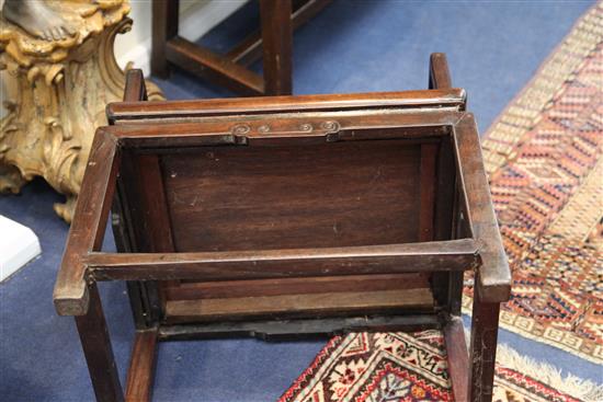 A 19th century Chinese rosewood armchair,